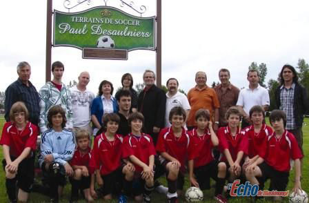 Un terrain de soccer nommé en l'honneur de Paul Desaulniers 